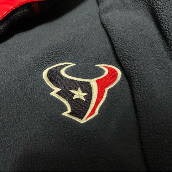 Lot Of 6 Houston Texans Football NFL T Shirts And Fleece Quarter Zip Size Large - Picture 3 of 13